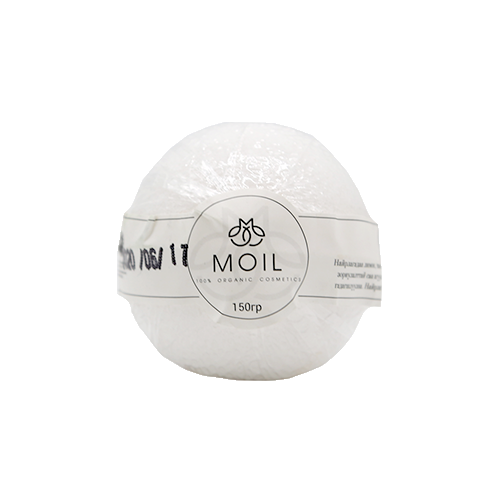 MOIL Ванны бөмбөлөг мөнгөлөг 150гр Монос косметик