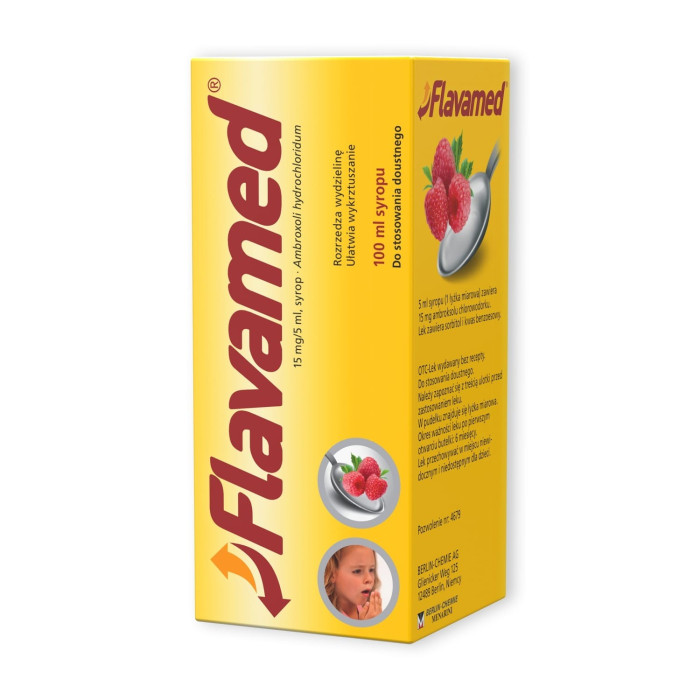 Флавамед 100мл сироп Berlin chemie